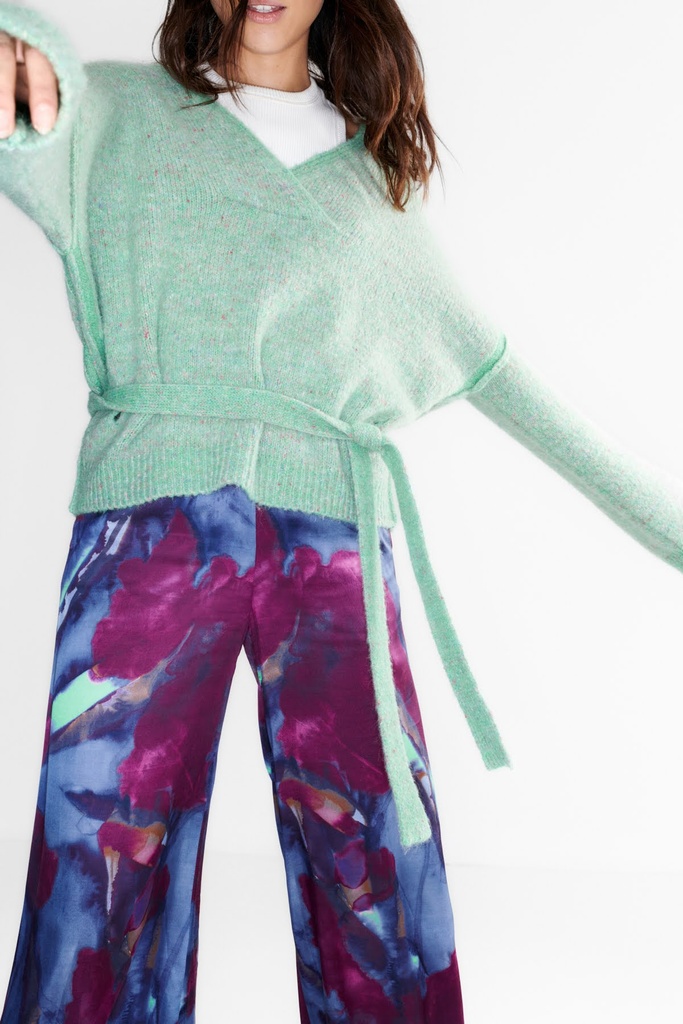 Julia June - Strickpullover 'Pullover Plasma' sea foam