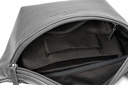 KIM Gürteltasche | dunkelgrau | silber | Weite 100-165 | genarbt