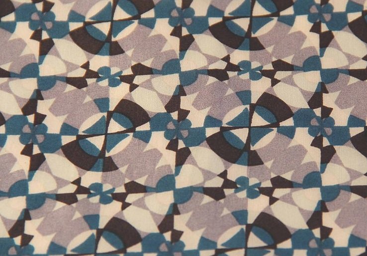 LES BELLES VAGABONDES - Mini Kaleidoskop Blau quadr.