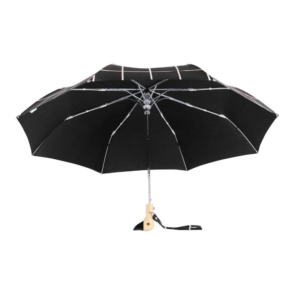 Original Duckhead - Regenschirm Black Grid Compact