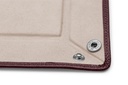 Taschen-Entleerer klein | beere | beige | silber | genarbt