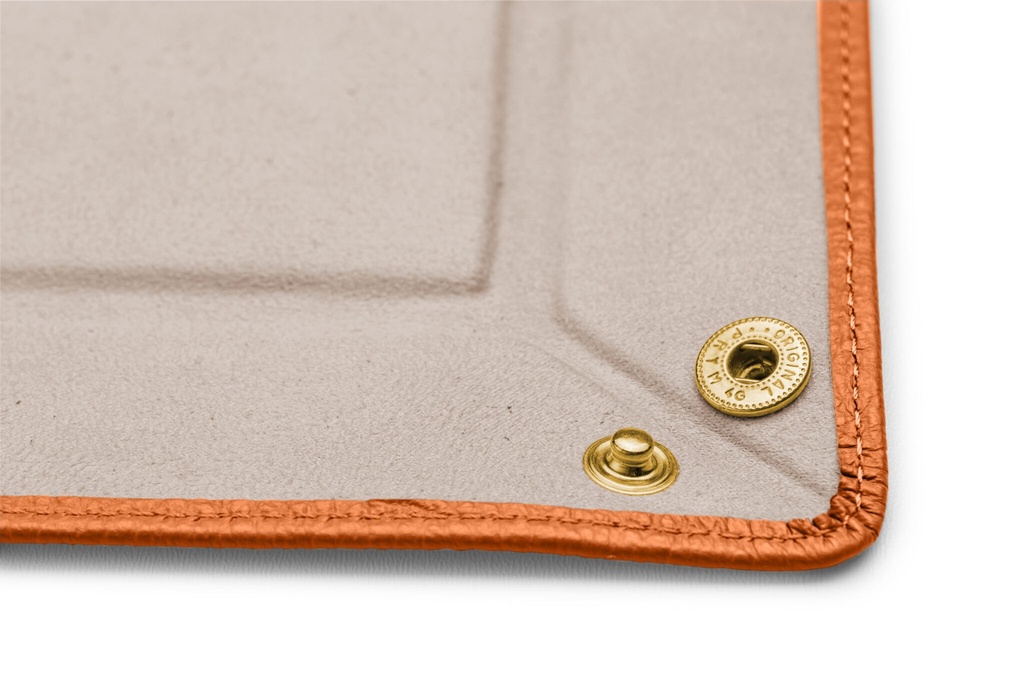 Taschen-Entleerer klein | marigold | beige | gold | genarbt