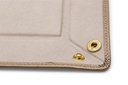 Taschen-Entleerer klein | taupe | beige | gold | genarbt