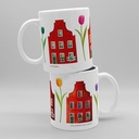 Luckycatstudio - Tasse Keramik Holländisches Viertel