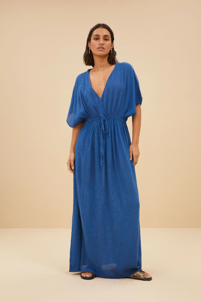 By Bar - Long dress - 608 kingsblue - ONE SIZE