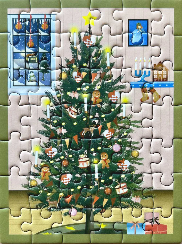 Vissevasse - CHRISTMAS TREE - Mini Puzzle Square