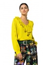 Caroline Biss - STRAIGHT-FITTING BLOUSE WITH FRILL CITRONELLE