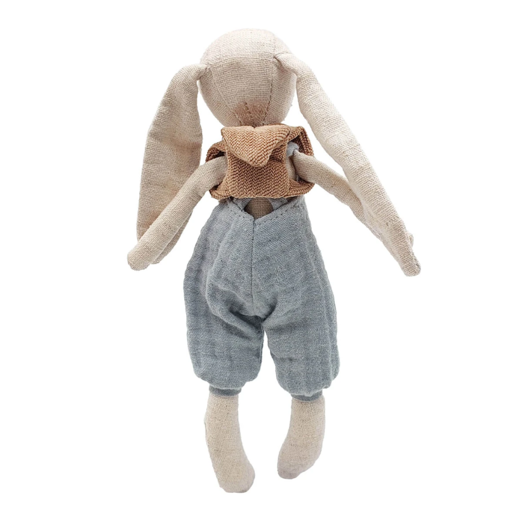 Mea Lini - Stoffpuppe Hase Hugo klein 20cm