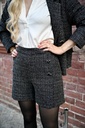 Caroline Biss - WINTER SHORTS IN TWEED, NORMAL WAIST