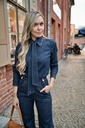 Caroline Biss - SMOOTH DENIM SHIRT WITH BOW