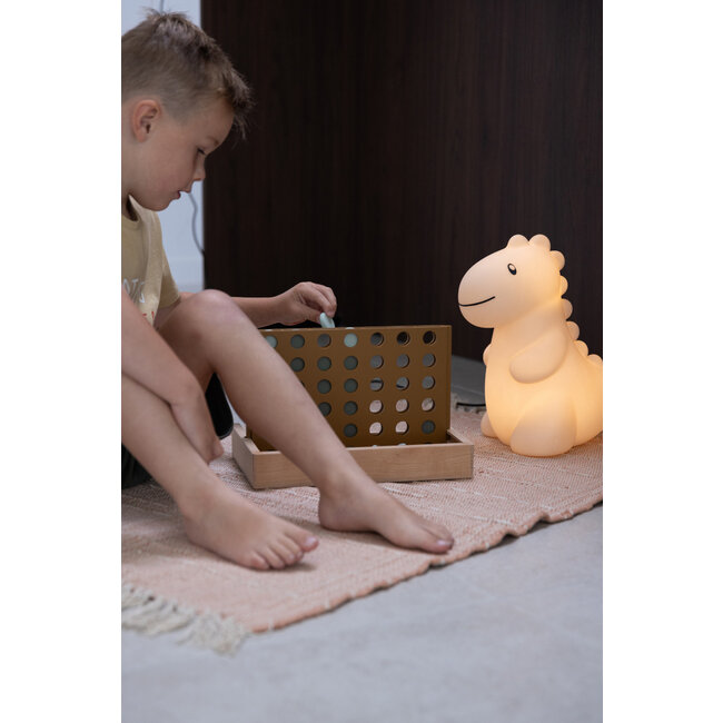 Vanhalst - Jeroom Dino Sand Light LED, USB recharge | H 20 x 18 x 13 cm