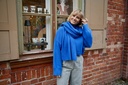 Stilbude - Cashmere Rib Scarf Blue