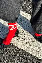 By Bar - Logo Socks GA - 315 Red