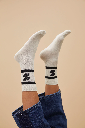 By Bar - Logo Sparkle Socks - 860 Black