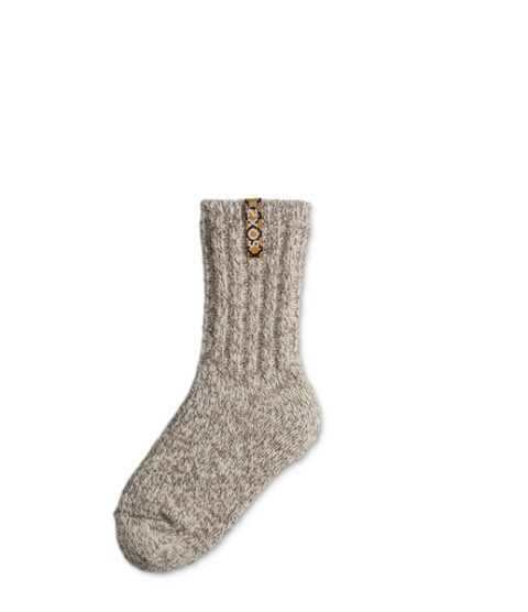 SOXS - Wollsocken Mittelhoch, beige Wolle, French vibe