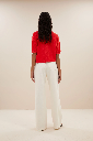 By Bar - Neva Slub Top - 305 poppy red