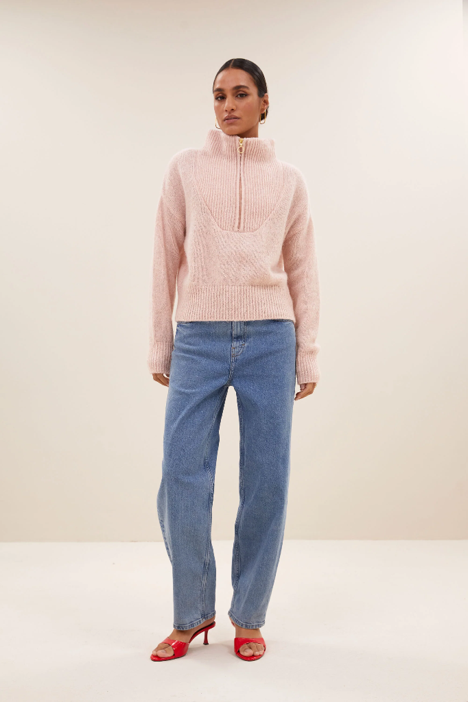 By Bar - Boxy Beau Pullover - 359 light pink