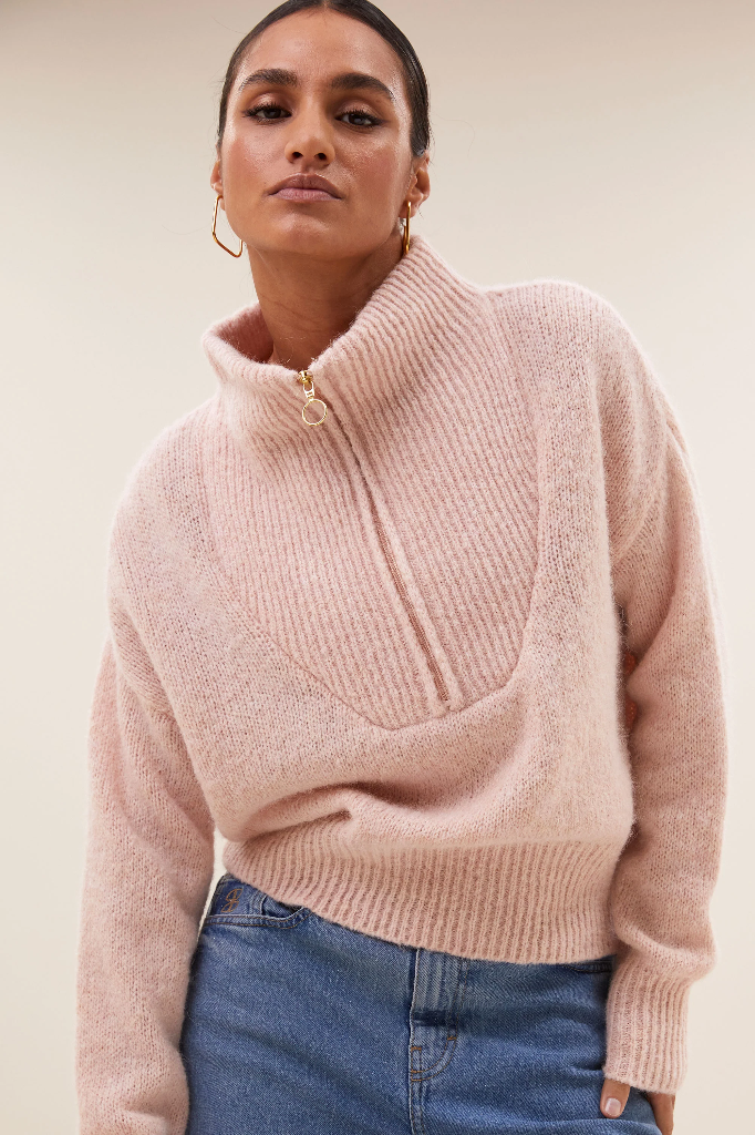 By Bar - Boxy Beau Pullover - 359 light pink