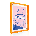 Mea Living - Neon Bilderrahmen Acryl 18x24 cm orange