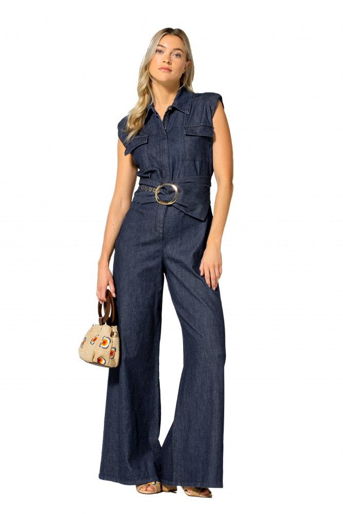 Caroline Biss - SOFT DENIM JUMPSUIT