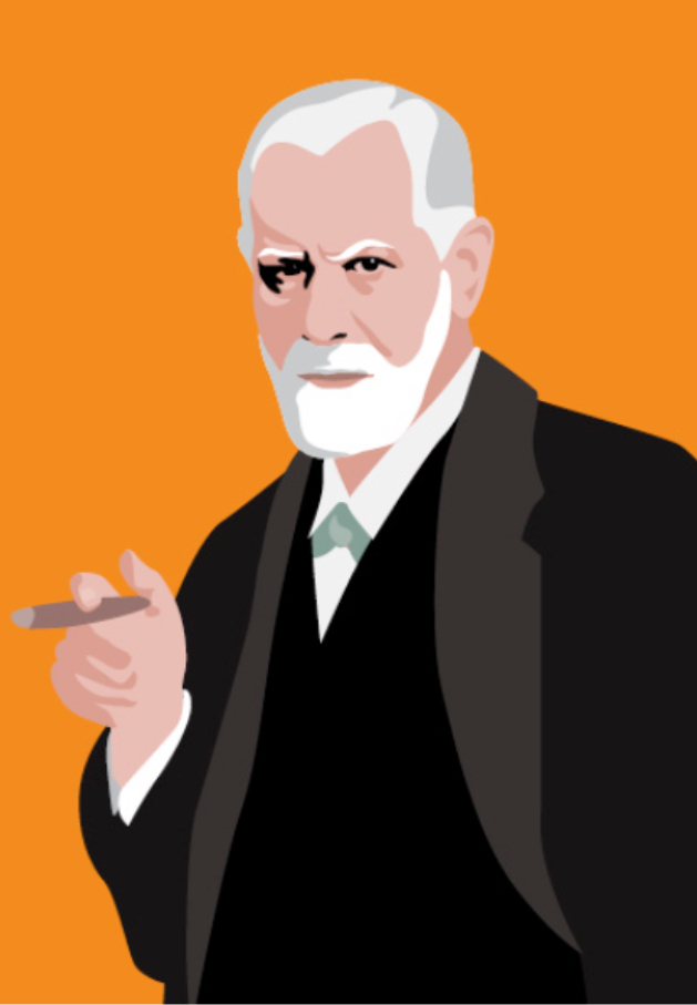 Nobis Design - Postkarte - pop art new Generation - Sigmund Freud