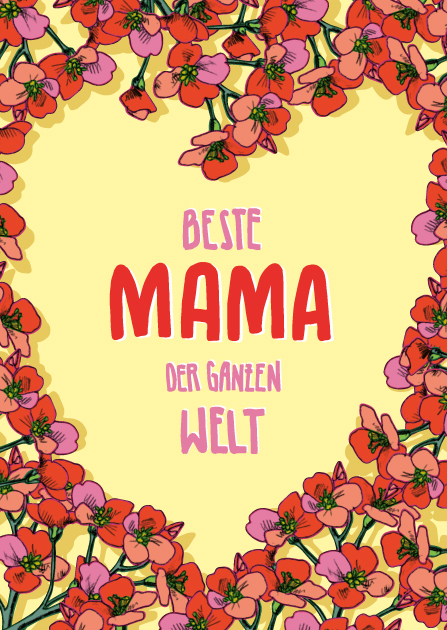 Nobis Design - Postkarte - illi - MAMA