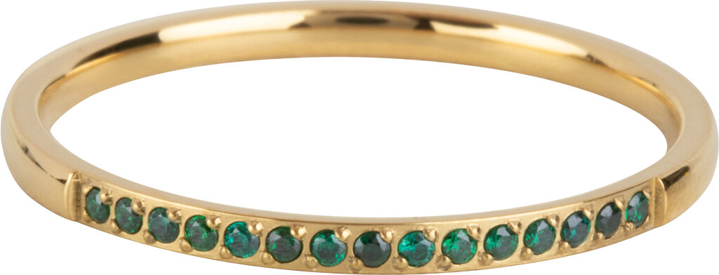 Charmins Ring - R1263 - Glitzersteinchen gold green