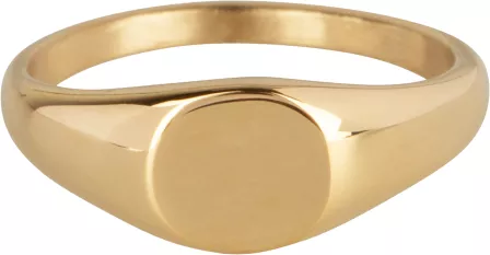 Charmins Ring - R978 - Siegelring Petite Round gold