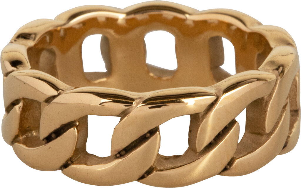 Charmins Ring - R1006 - Super Heavy Chain Gold Plated