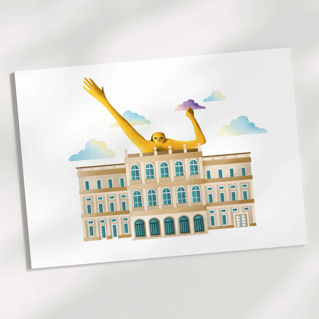 Luckycatstudio - Postkarte - Museum Barberini, Potsdam