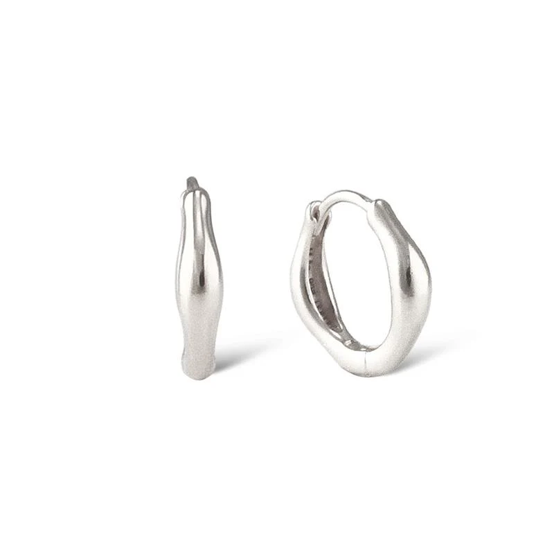 Jeberg Jewellery - Balance hoop silver