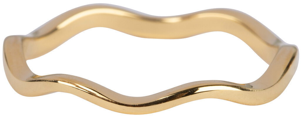 Charmins Ring - R829 - Curved Wave Gold