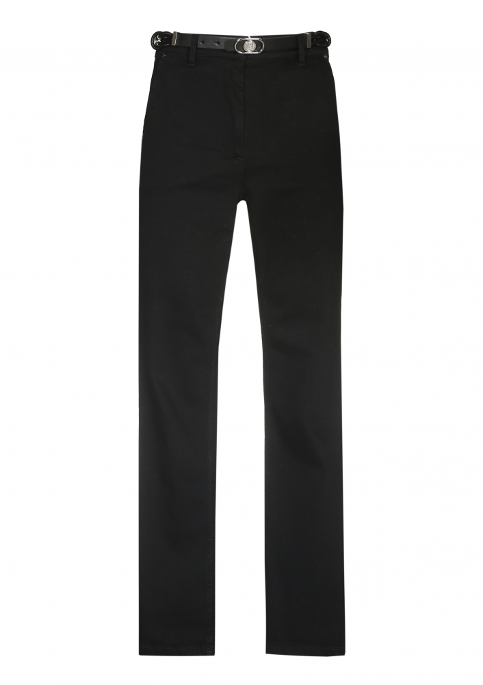 Caroline Biss - COTTON STRETCH PANTS, MID-WAIST, SLIM FIT