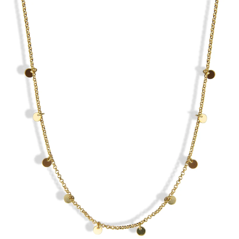 Jeberg Jewellery - Hailey Necklace gold 42 cm + ext 4 cm