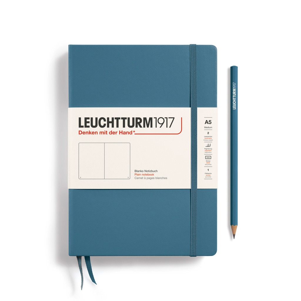 Leuchtturm -  Notizbuch Medium (A5), Hardcover, 251 nummerierte Seiten