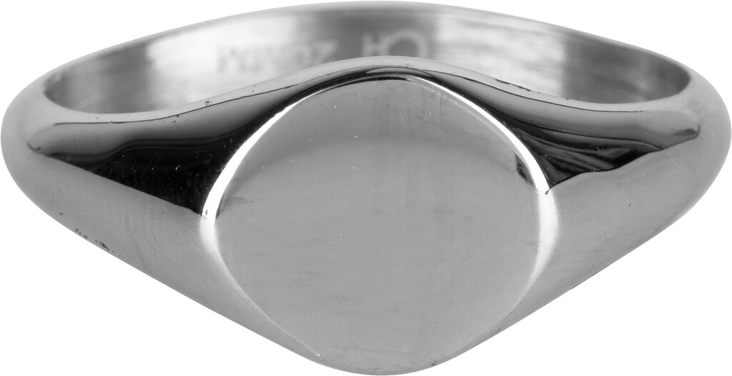 Charmins Ring - R966 - Siegelring Uni Small Round Steel