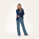 Corel - Boa Flare Pants Retro - 36 / Cobalt