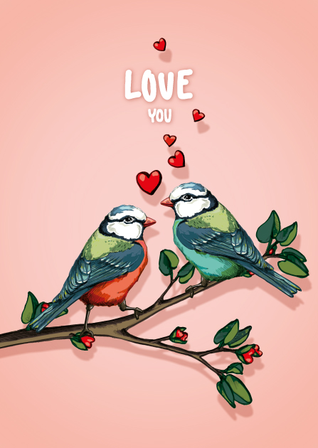 Nobis Design - Postkarte - illi - Morali love you