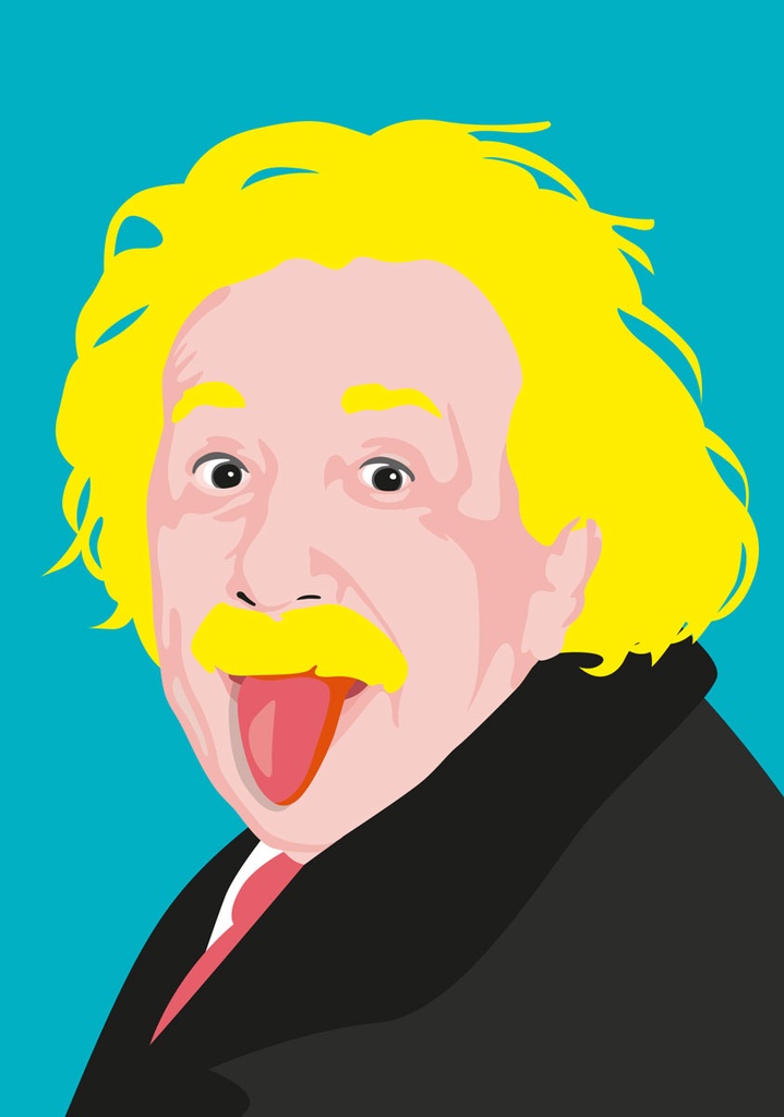 Nobis Design - Postkarte - Pop Art new generation - Einstein