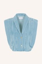 By Bar - Jane Sleeveless Denim Jacket - 612 light denim