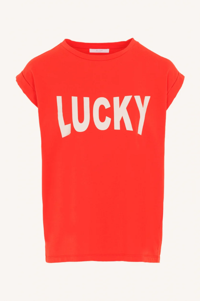 By bar - Thelma Lucky Top - 305 poppy red