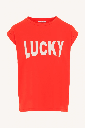 By bar - Thelma Lucky Top - 305 poppy red