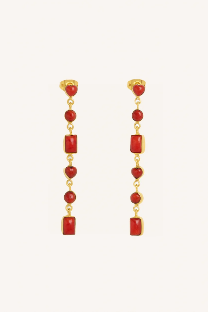 By Bar - PD Nolan Earring - 315 red