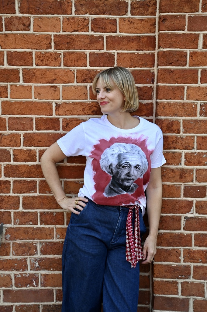 Doris Gaspartic - Unique T-shirt Einstein DG-EINSTEIN-25-S Luanda (Men Cut)