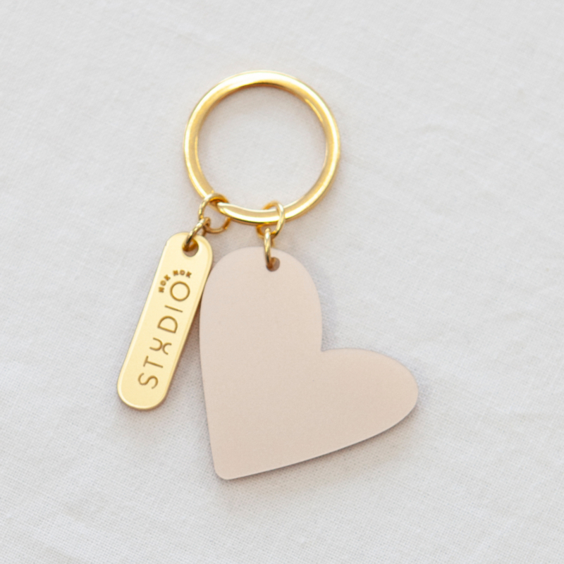 Studio Nok Nok - Keychain Gold Softpink