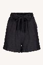 By Bar - June Linen Short - 861 Jet Black