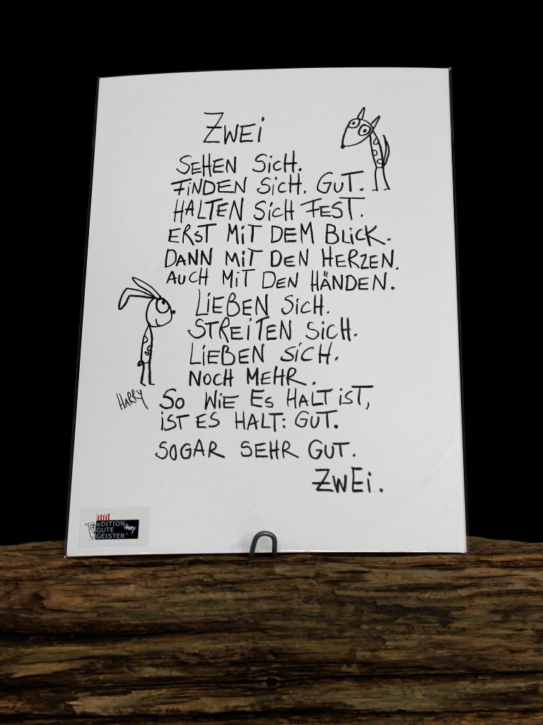 Edition Gute Geister - Kunstdruck - Zwei