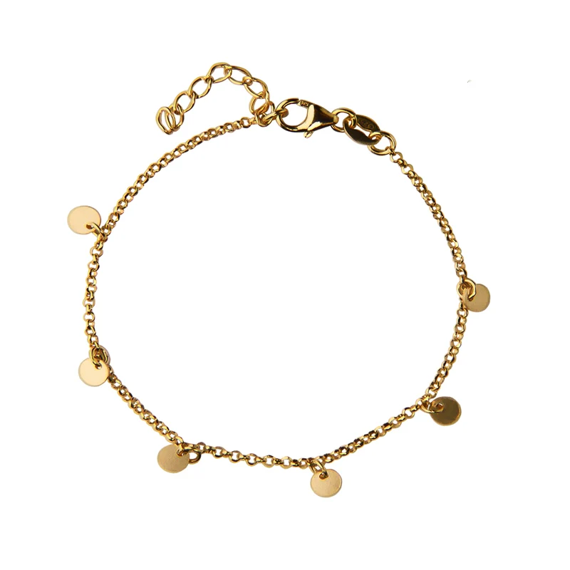 Jeberg Jewellery - Hailey Bracelet 16cm + 3cm extension gold plated