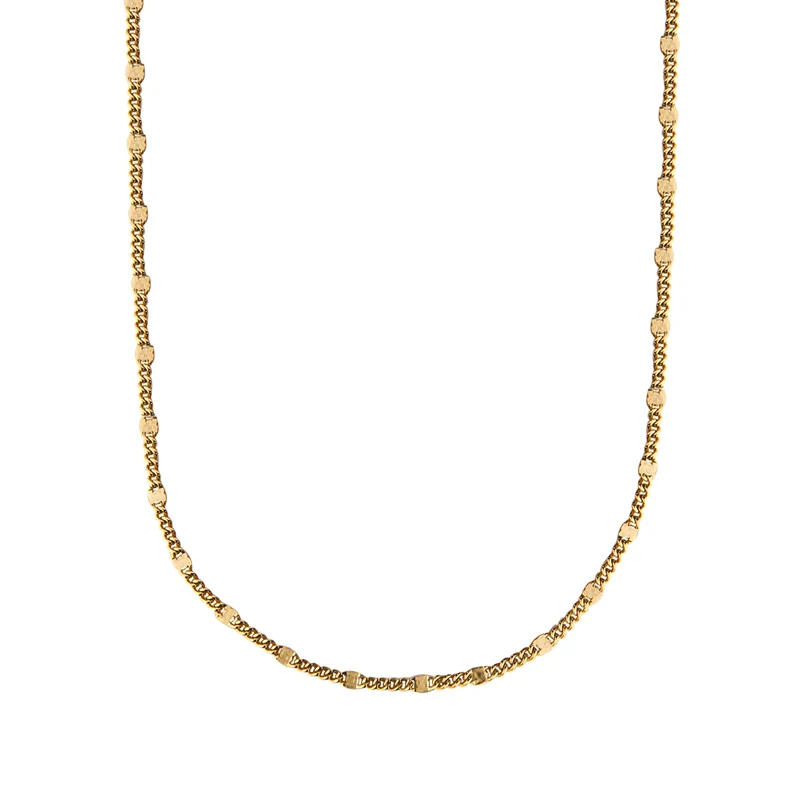 Jeberg Jewellery - Harper Necklace 42cm + 4cm extension gold plated