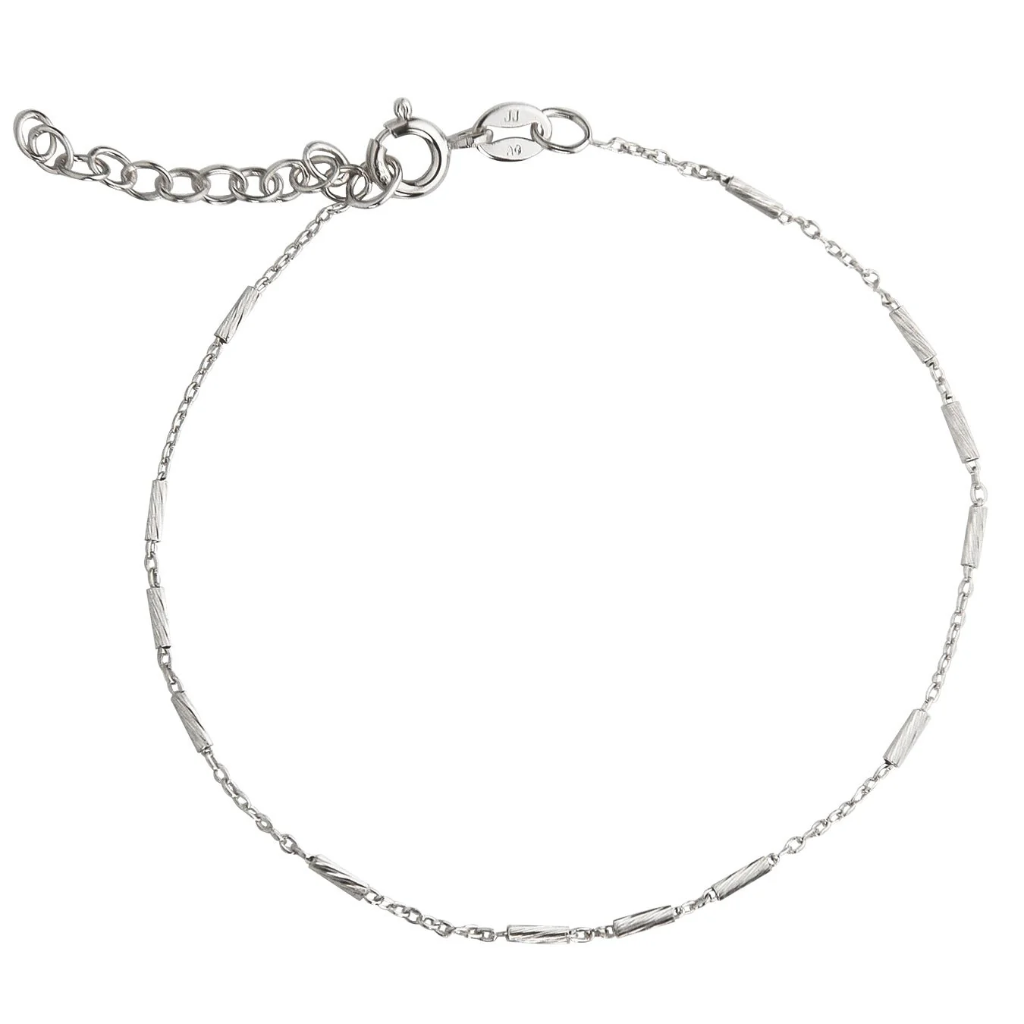 Jeberg Jewellery - NORA bracelet w. extension silver 17 + 3 cm